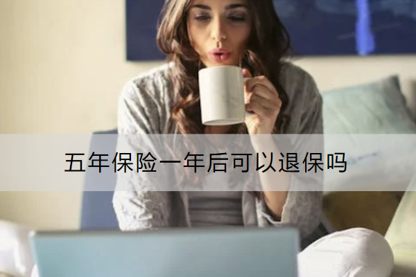 五年保险一年后可以退保吗？怎么退？